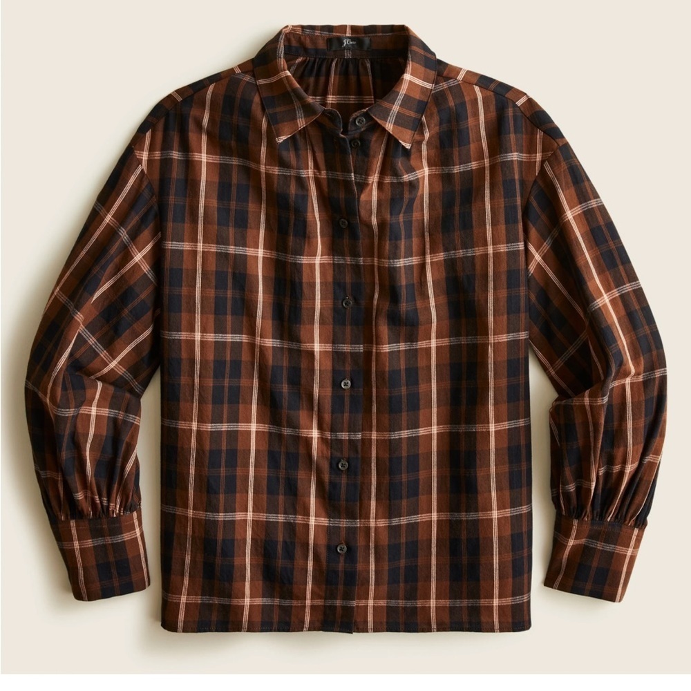 Jcrew Plaid Button-Up Shirt size L